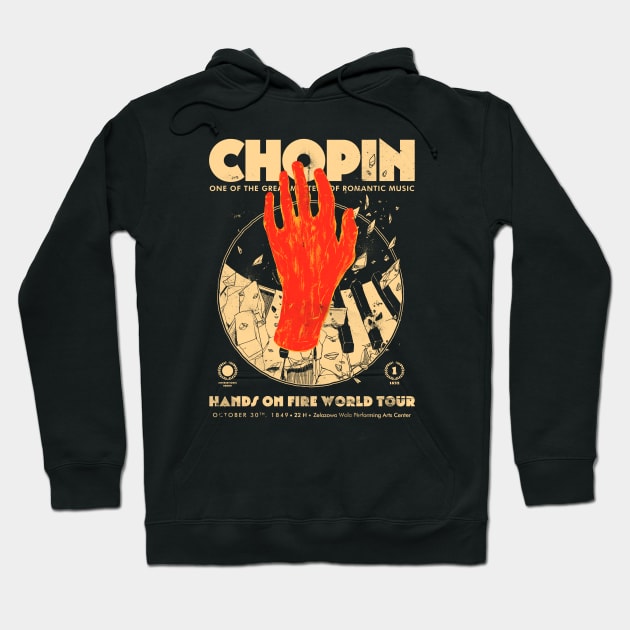 Fryderyk Chopin Hoodie by hafaell